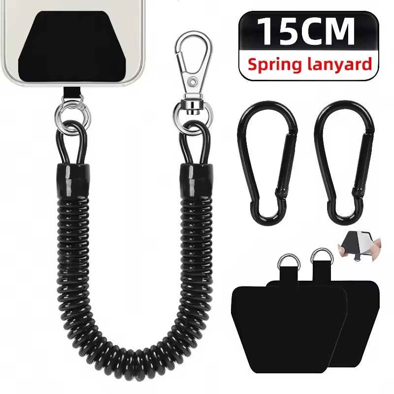 Phone Accessories Hanging - Corda de Segurança Telescópica Antifurto com