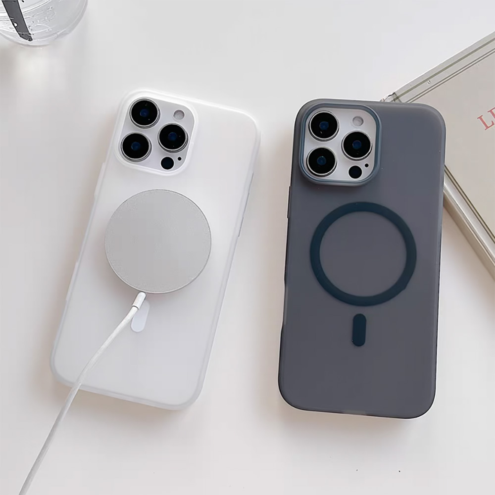 Phone Accessories Ring - Capa de Silicone Transparente Magnética Antichoque