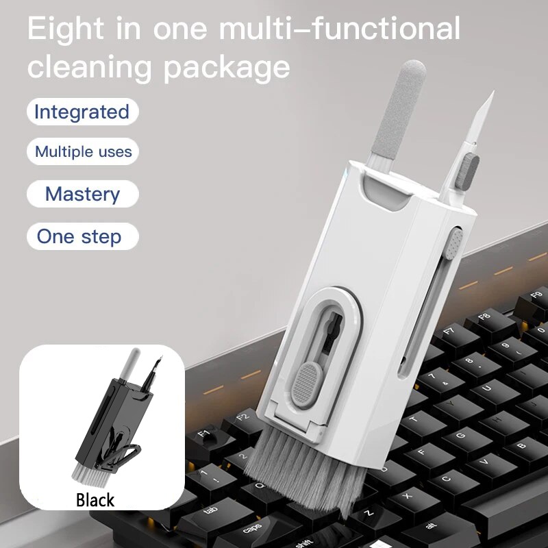 Lens Camera Clip - Kit de limpeza 8 em 1,