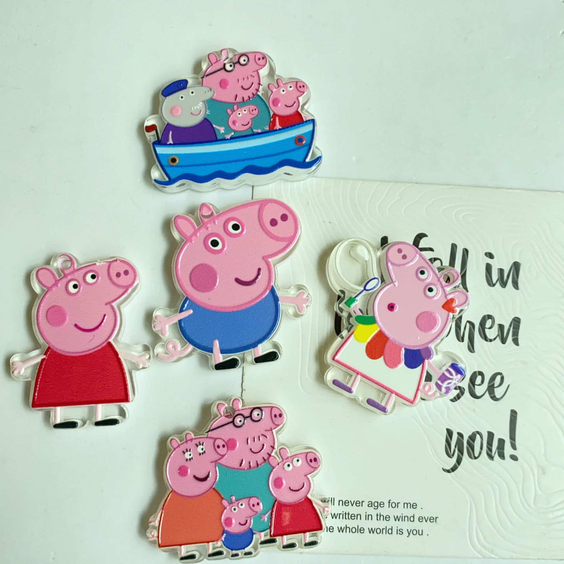 Phone Accessories Hanging - Pingente de desenho animado Peppa Pig