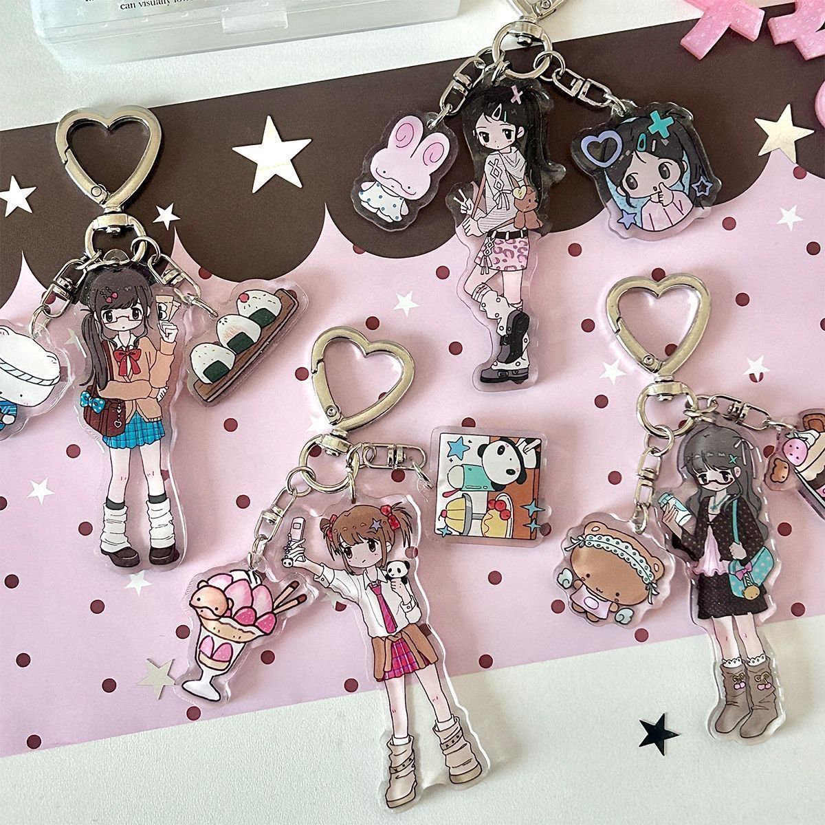 Phone Accessories Hanging - Acessórios de Telefone em Acrílico com