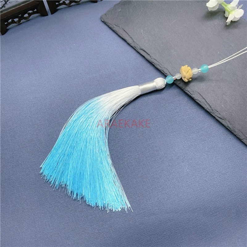 Phone Accessories Hanging - Pingente de borla gradiente com lótus