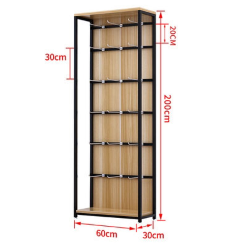 Phone Accessories Cabinet - Expositor de prateleira de supermercado, chinelos,