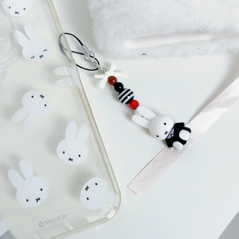 Phone Accessories For Teen Girls - Kawaii miffy decoração do telefone bonito