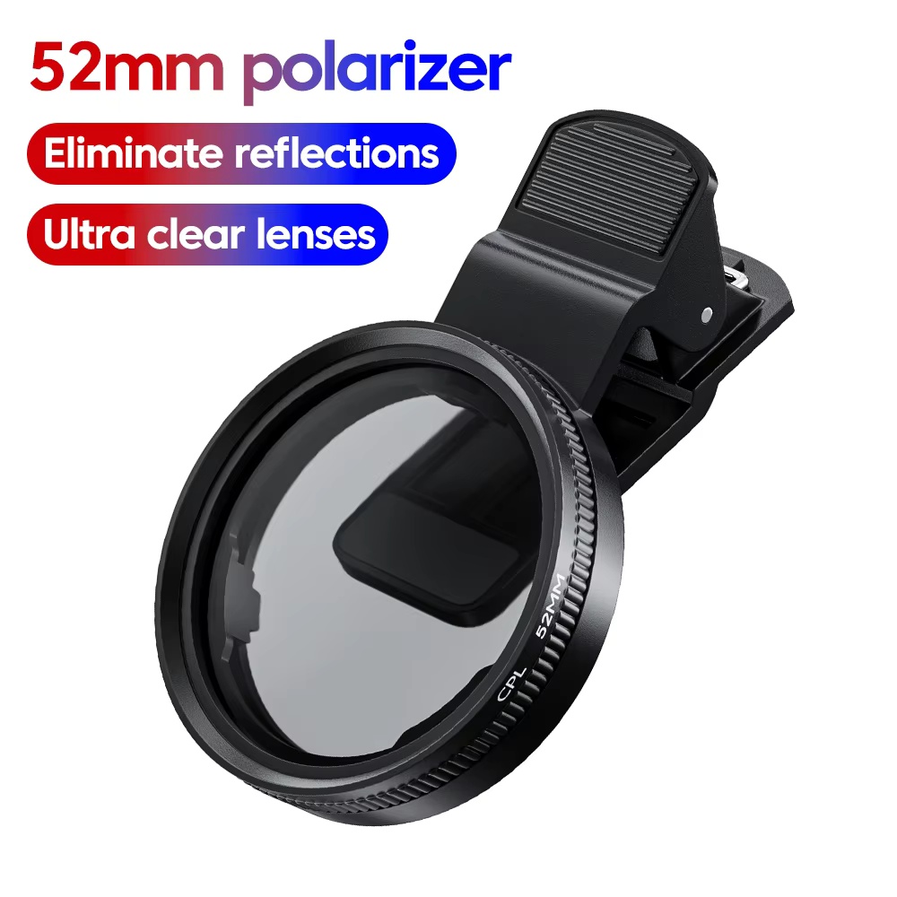 Lens Camera Clip - Kit de Filtro Polarizador Circular Universal