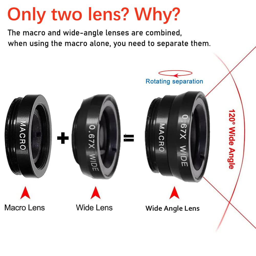 Lente Universal 3 em 1 Olho de - Lens Camera Clip avaliação e preço