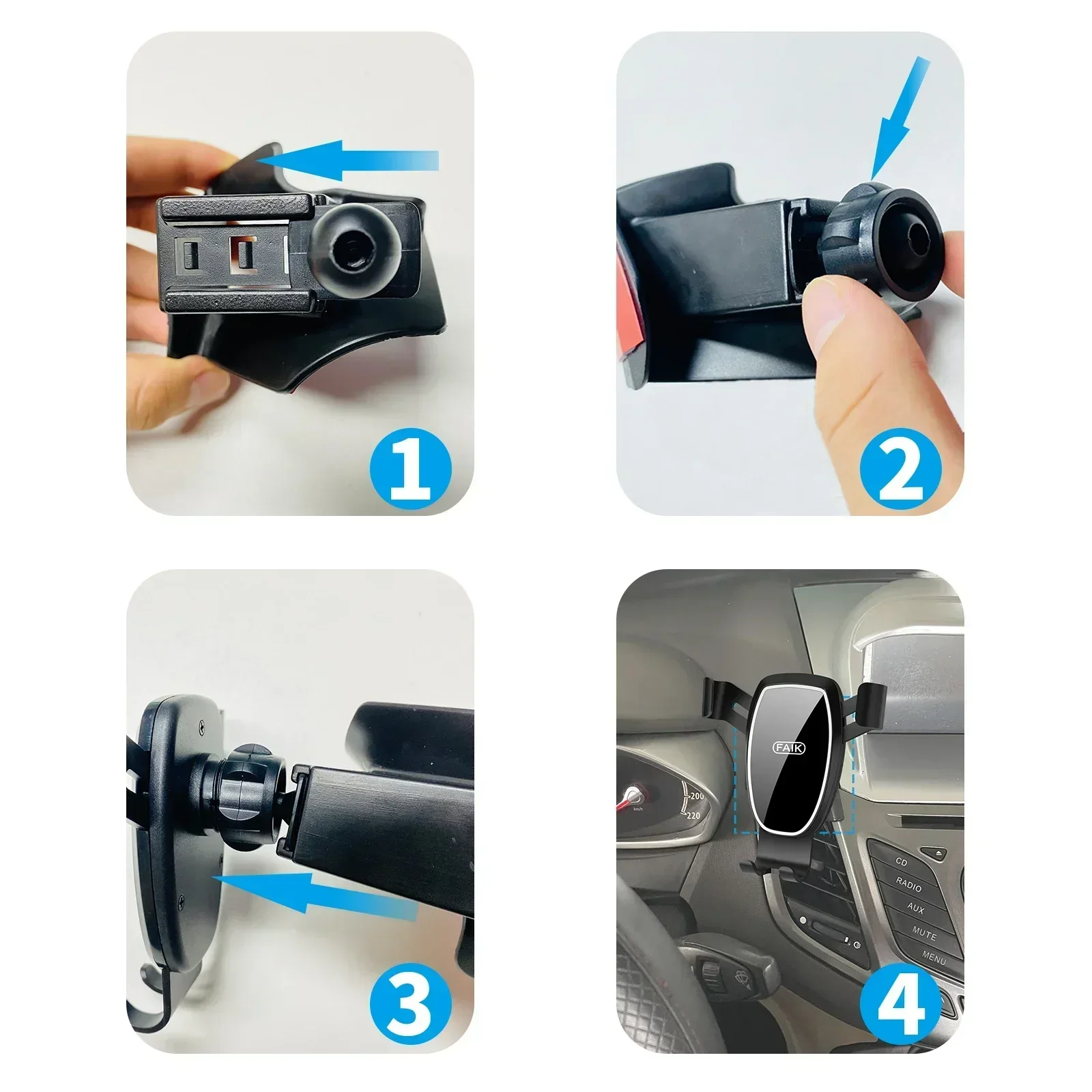 Suporte gps para celular de ca - Qq Phone Accessories avaliação e preço