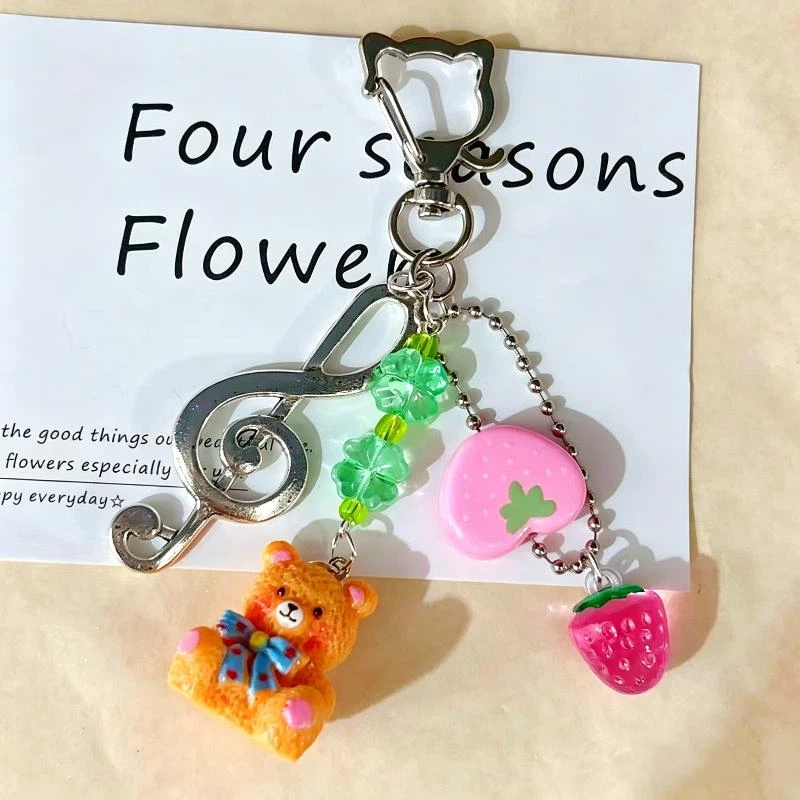 Chaveiro de Morango Fofo com E - Phone Accessories For Teen Girls avaliação e preço