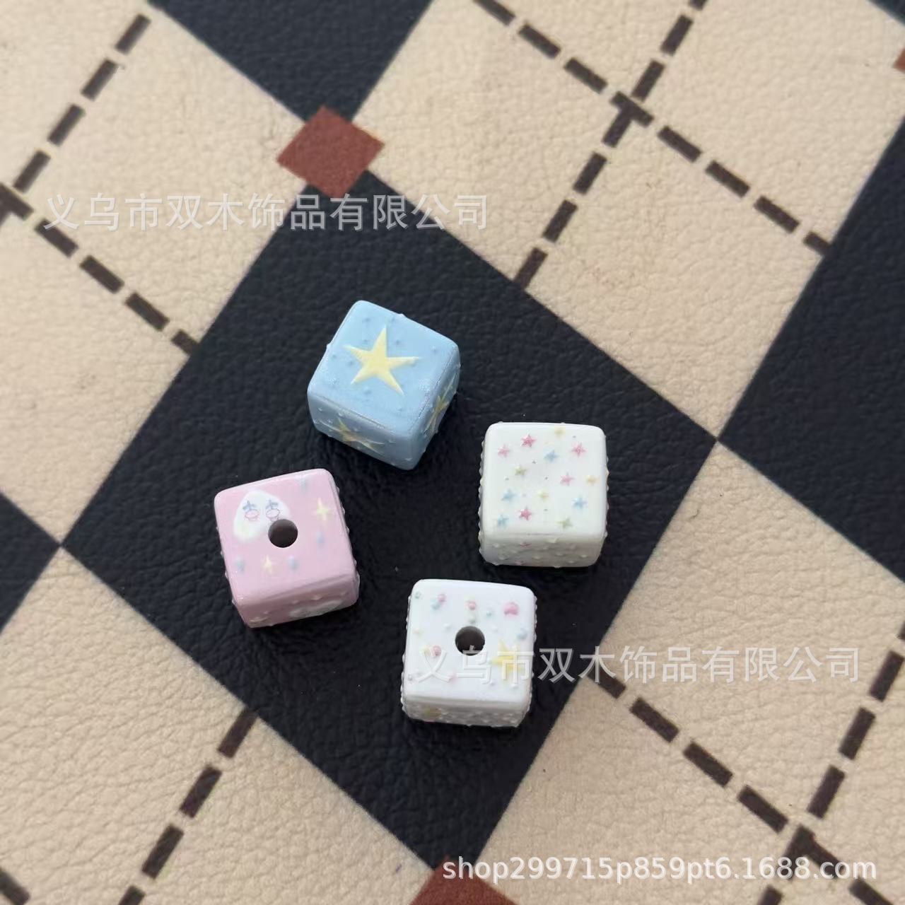 10 peças de contas quadradas d - Phone Accessories Hanging avaliação e preço