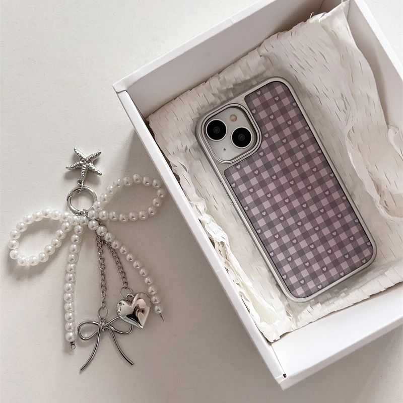 Rosa roxo em forma de coração  - Phone Accessories For Girls avaliação e preço