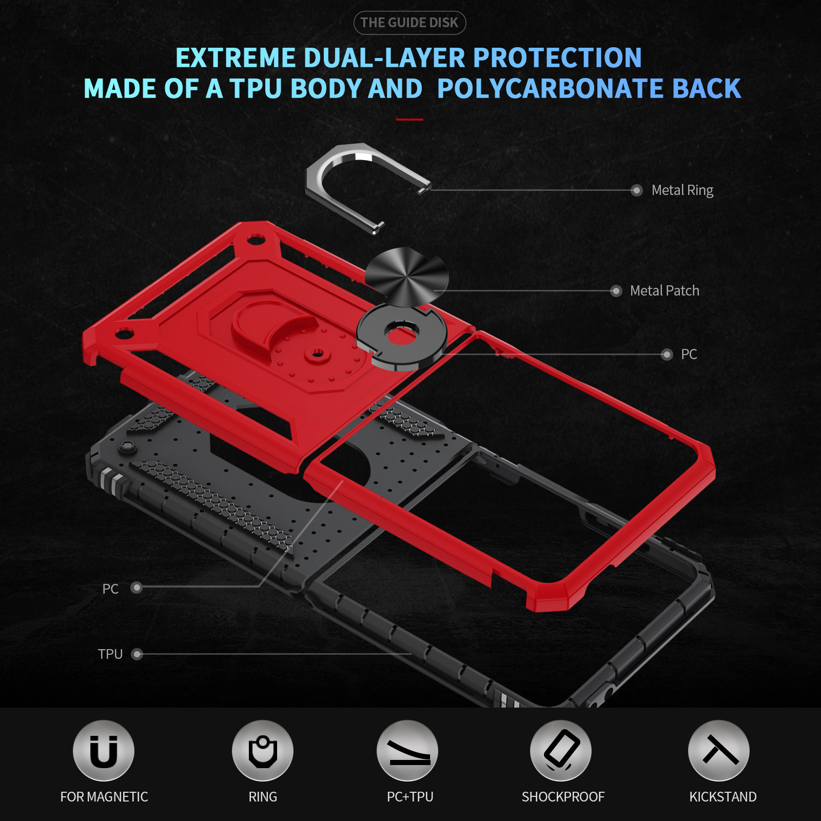 Capa de telefone à prova de ch - Phone Accessories Ring avaliação e preço
