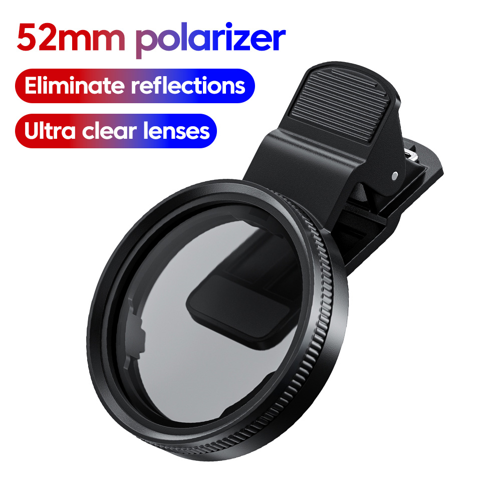 52mm circular universal portát - Lens Camera Clip avaliação e preço