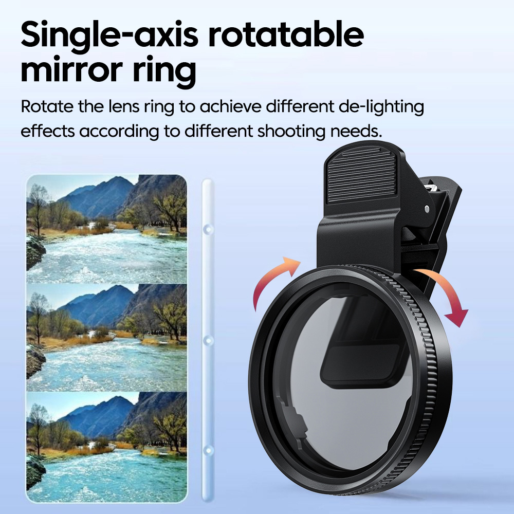 52mm circular universal portát - Lens Camera Clip avaliação e preço