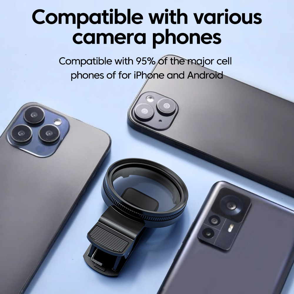 52mm circular universal portát - Lens Camera Clip avaliação e preço