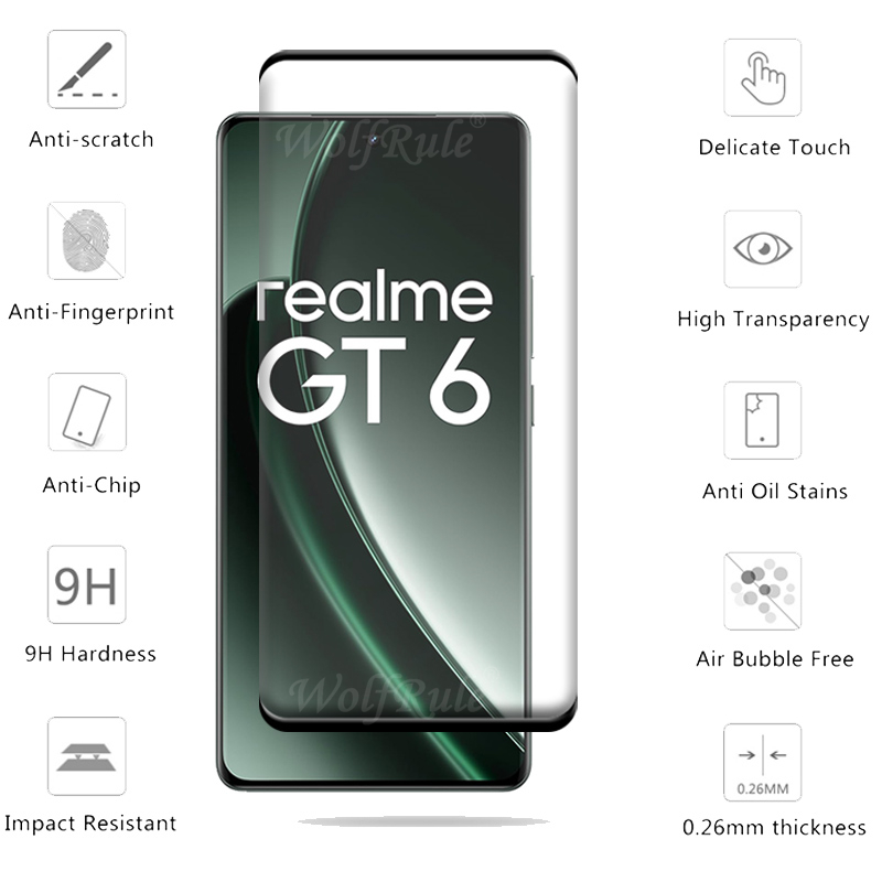 Protetor de vidro temperado 6  - Realme Gt 6 avaliação e preço