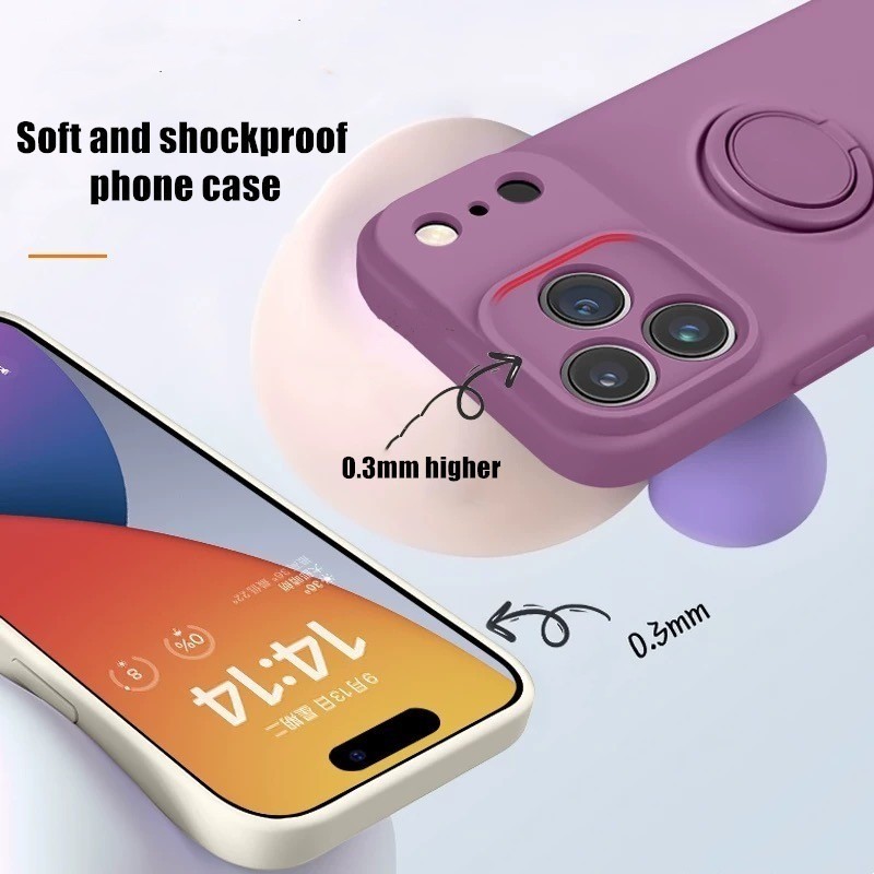 Capa Magnética de Silicone Líq - Phone Accessories Ring avaliação e preço