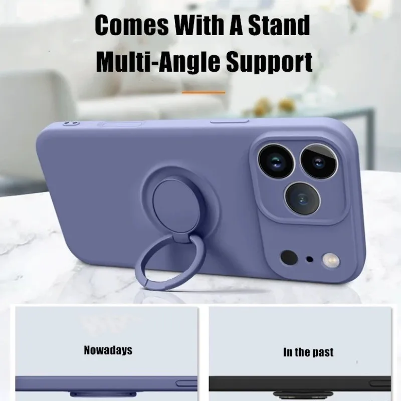 Capa Magnética de Silicone Líq - Phone Accessories Ring avaliação e preço