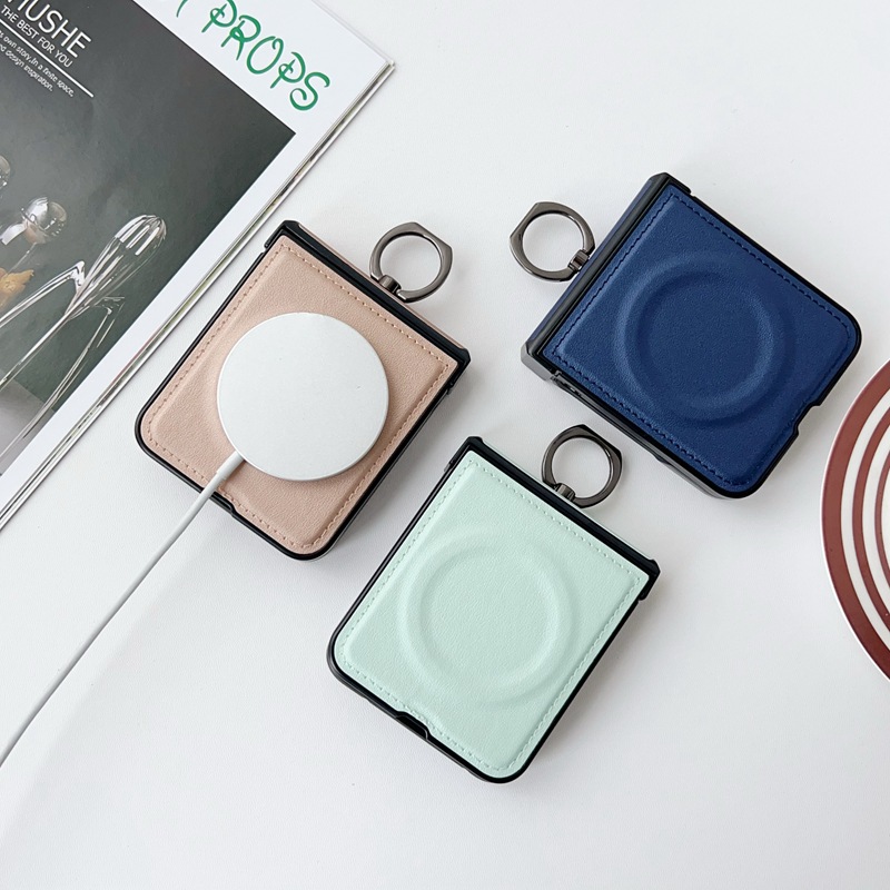 Capa de Couro com Suporte Magn - Phone Accessories Ring avaliação e preço