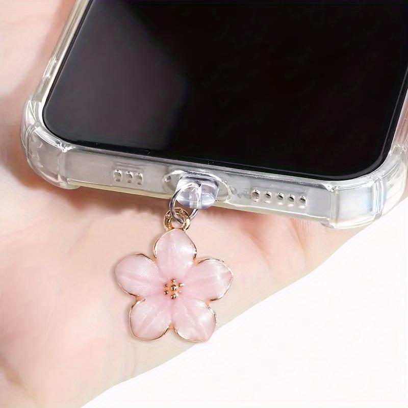 Sakura flores telefone poeira  - Phone Accessories Hanging avaliação e preço