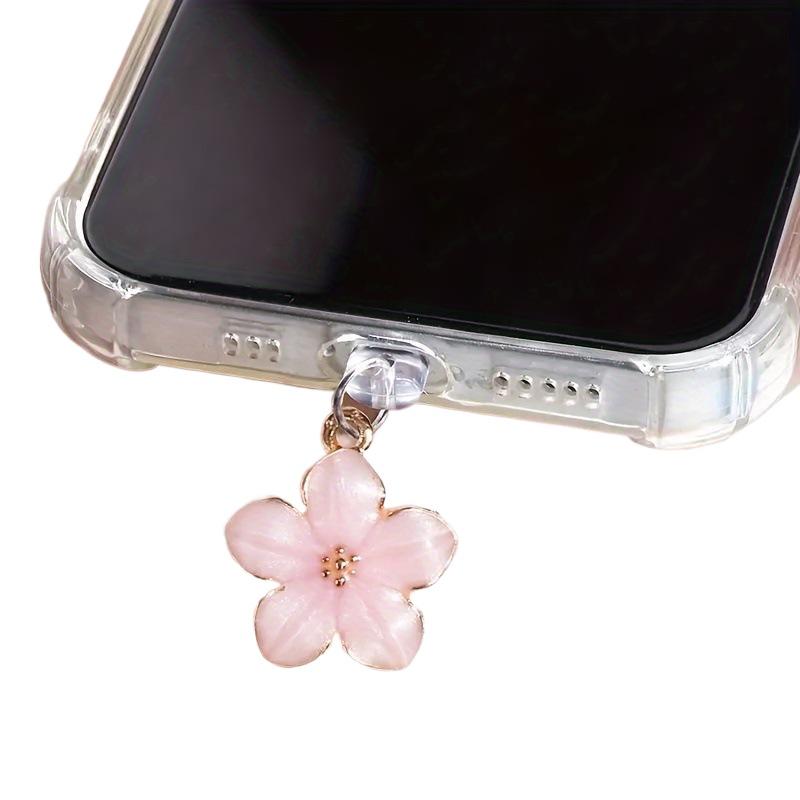 Sakura flores telefone poeira  - Phone Accessories Hanging avaliação e preço