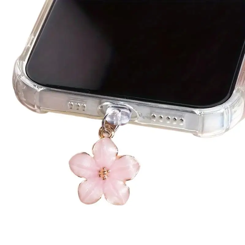 Sakura flores telefone poeira  - Phone Accessories Hanging avaliação e preço