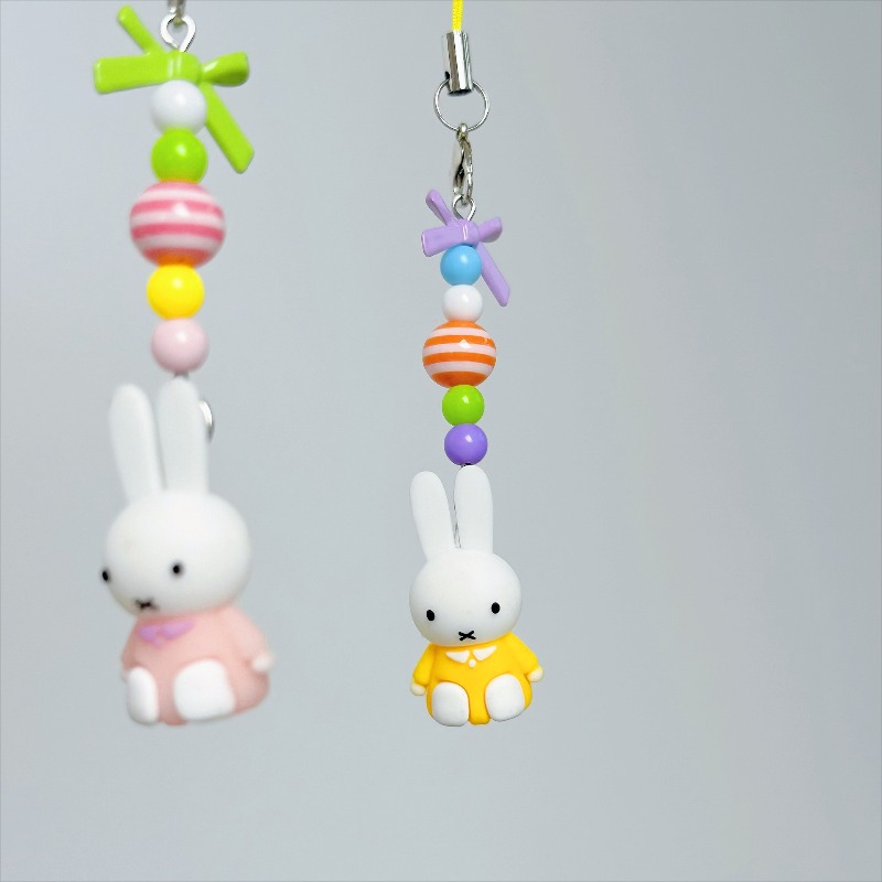Kawaii miffy decoração do tele - Phone Accessories For Teen Girls avaliação e preço