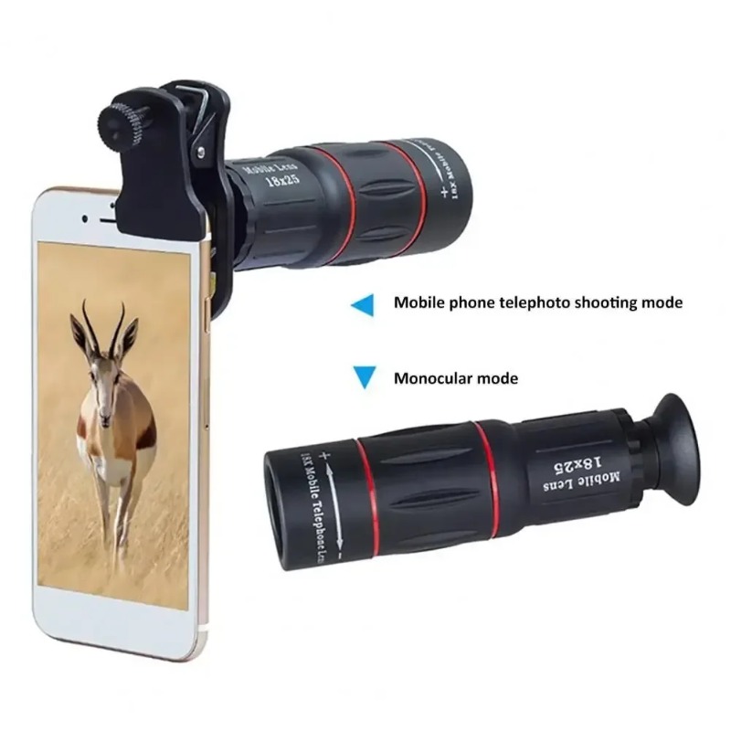 Lente Telefoto Universal de 18 - Lens Camera Clip avaliação e preço