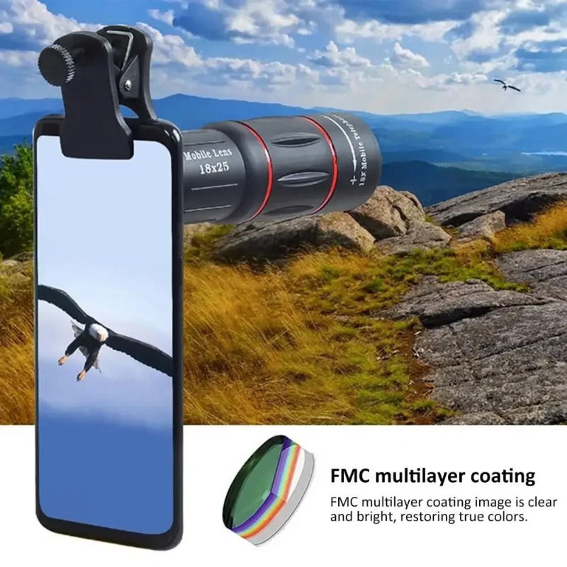 Lente Telefoto Universal de 18 - Lens Camera Clip avaliação e preço