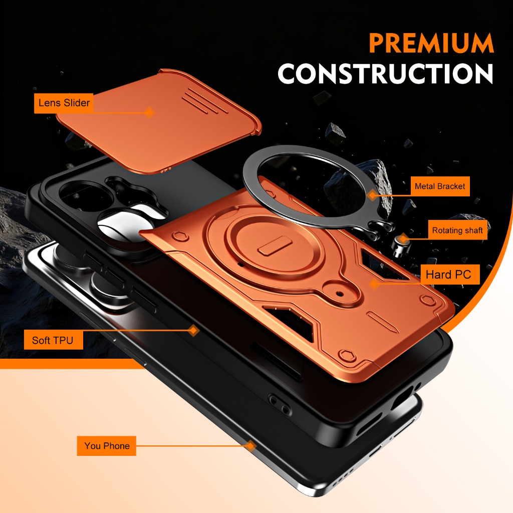 Capa de Telefone à Prova de Ch - Phone Accessories Ring avaliação e preço