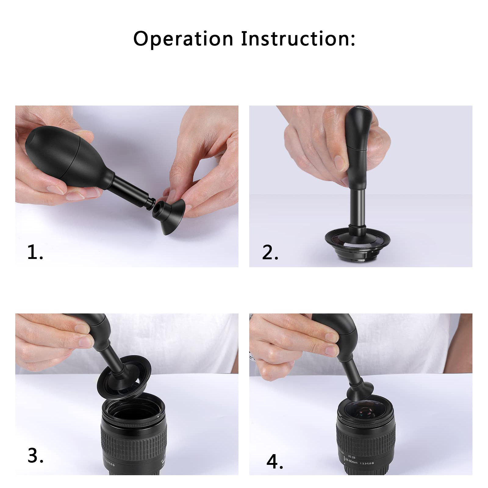 Kit de sugador de lente com 7  - Lens Camera Clip avaliação e preço