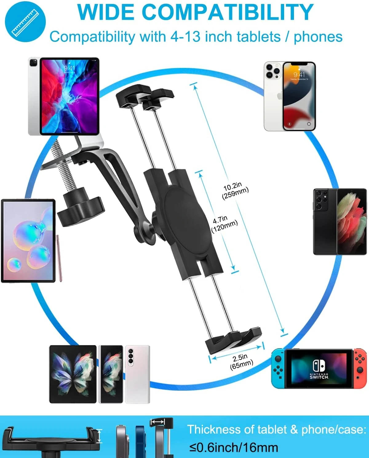 Suporte universal para tablet  - Phone Accessories Cabinet avaliação e preço