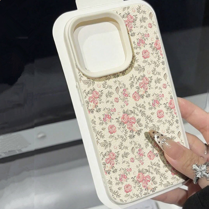 Adorável menina floral branco  - Phone Accessories For Girls avaliação e preço